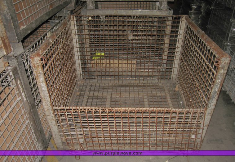 image for item 4034 (15) non collapsible wire baskets