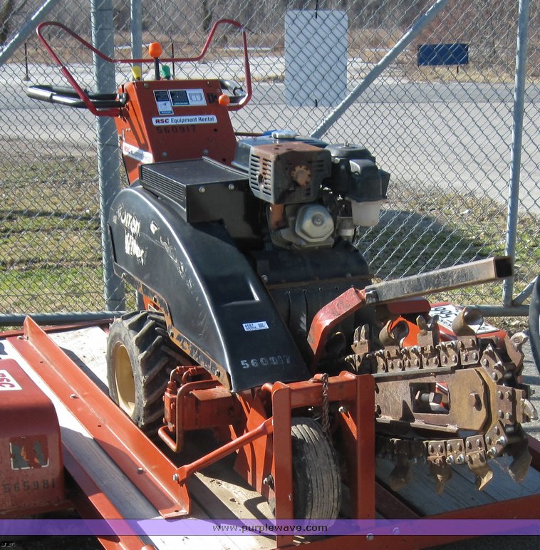 image for item 4587 2005 Ditch Witch 1330H walk-behind trencher