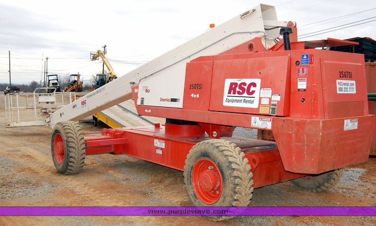 image for item 6038 1998 Snorkel TBA80DZ boom lift