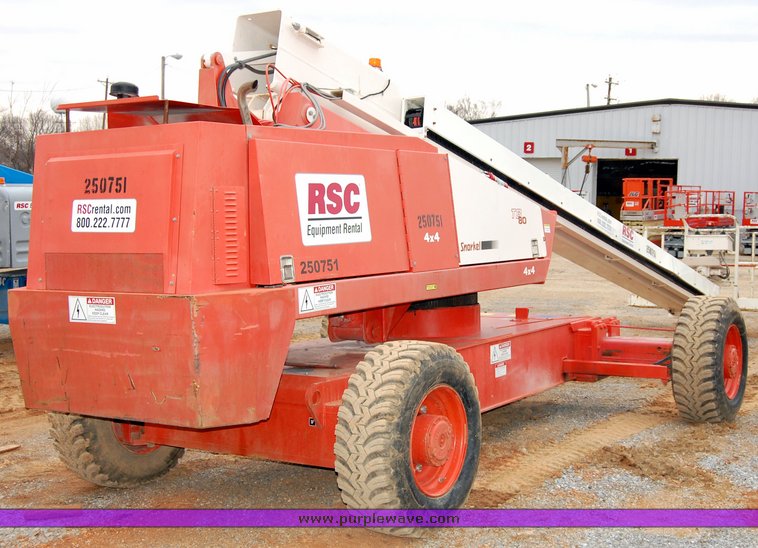 image for item 6038 1998 Snorkel TBA80DZ boom lift