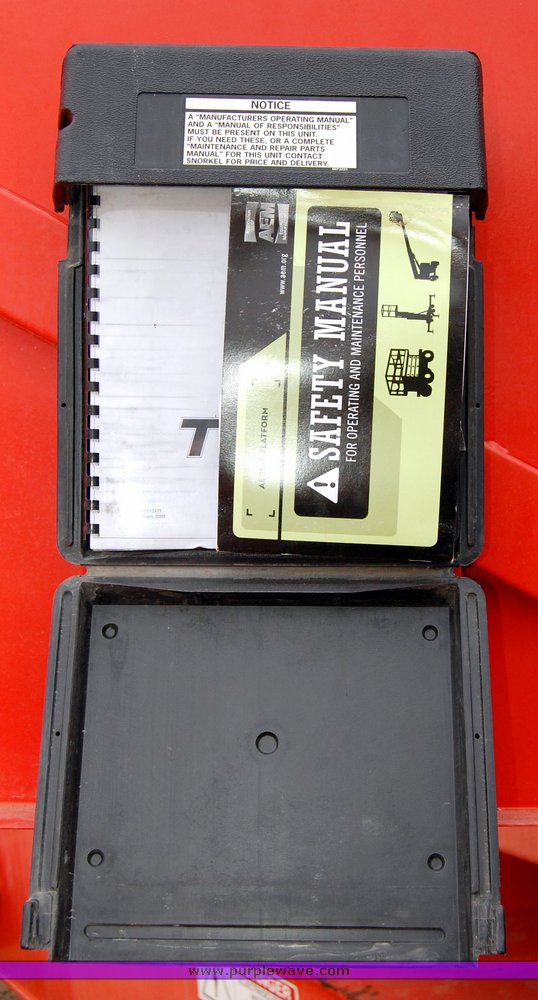 image for item 6038 1998 Snorkel TBA80DZ boom lift