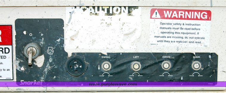 image for item 6038 1998 Snorkel TBA80DZ boom lift