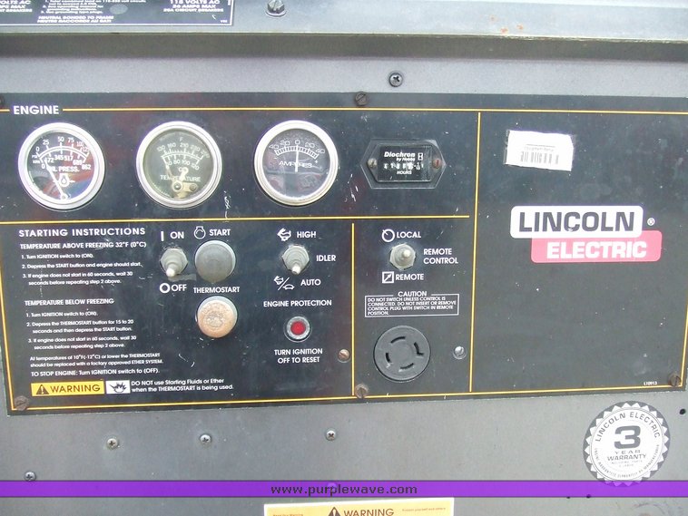 image for item 6562 2005 Lincoln SAE-400 arc welder