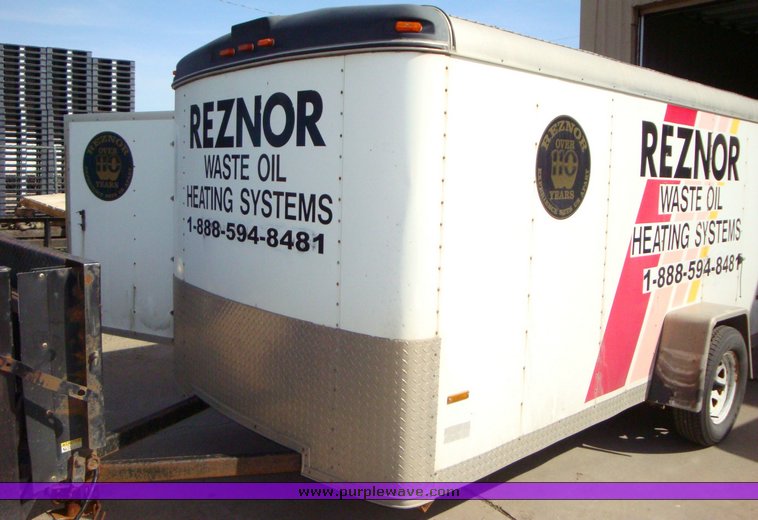 image for item 1106 1997 Doolittle 6' x 10' enclosed trailer