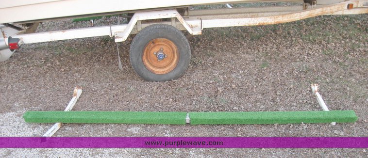 image for item 3266 1971 Glass Master 15' tri-hull walk through boat