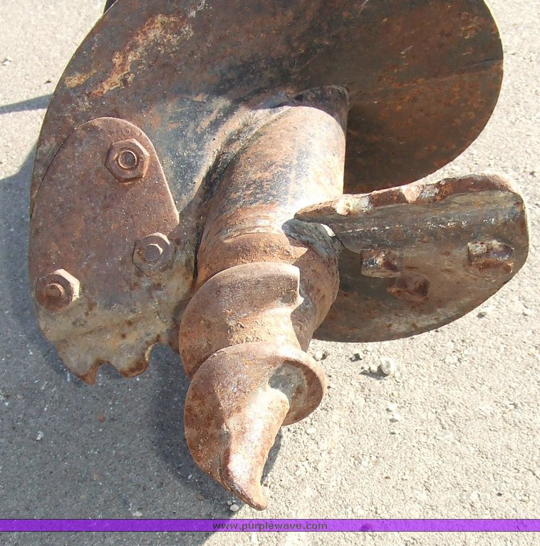image for item 6837 Skid steer auger attachment
