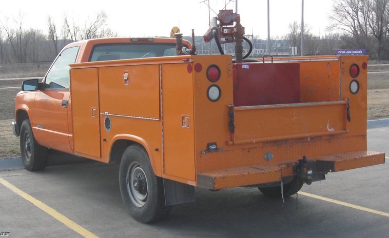 image for item 7802 1997 Chevrolet C2500 pickup with Knapheide bed