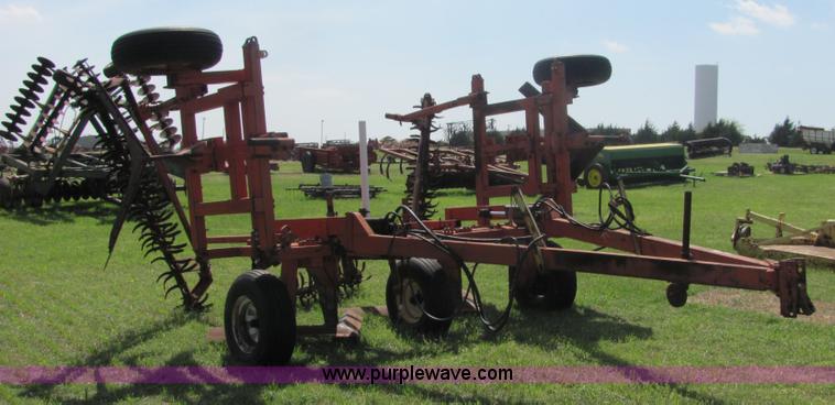 image for item 3628 Richardson three section 20' sweep plow with treaders