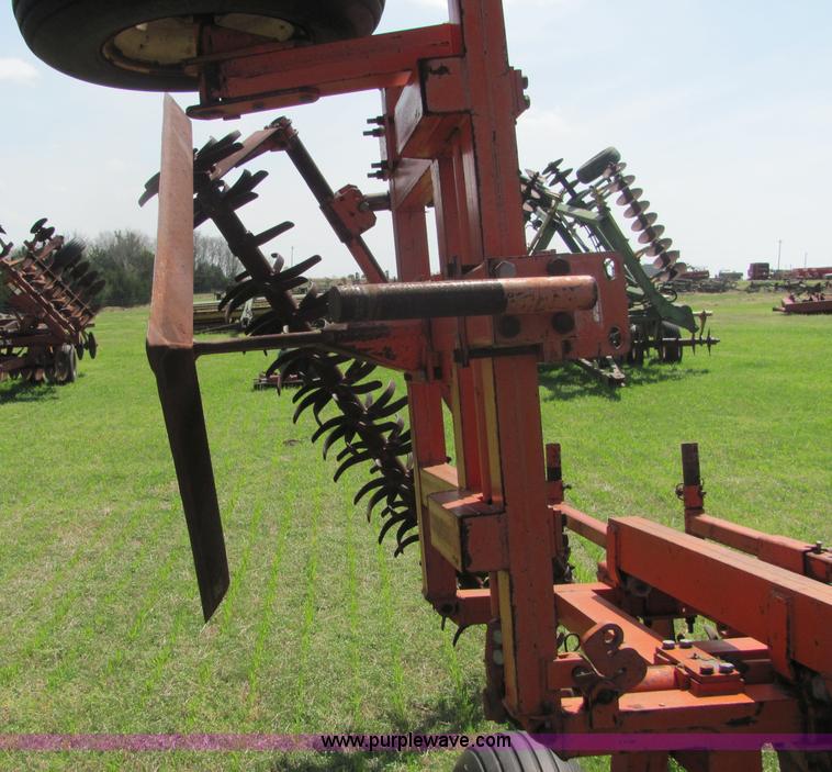 image for item 3628 Richardson three section 20' sweep plow with treaders