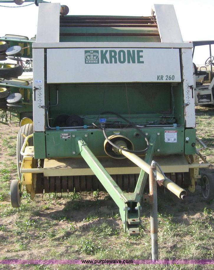 image for item 6177 Krone KR-260 round baler
