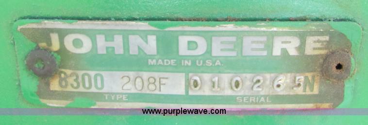image for item 6746 John Deere 8300 drill