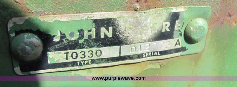 image for item 6753 John Deere T0330 double offset disk