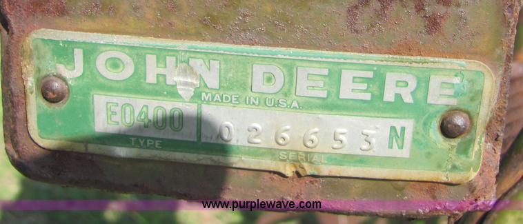 image for item 6759 John Deere 400 rotary hoe