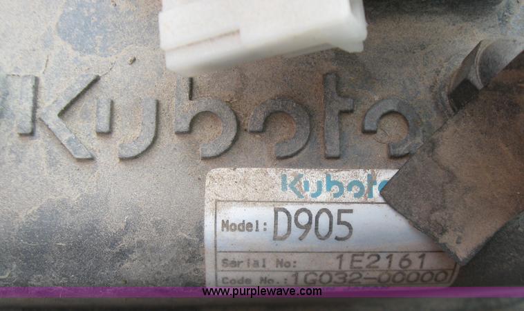 image for item 2132 2001 Kubota BX2200 riding lawn mower