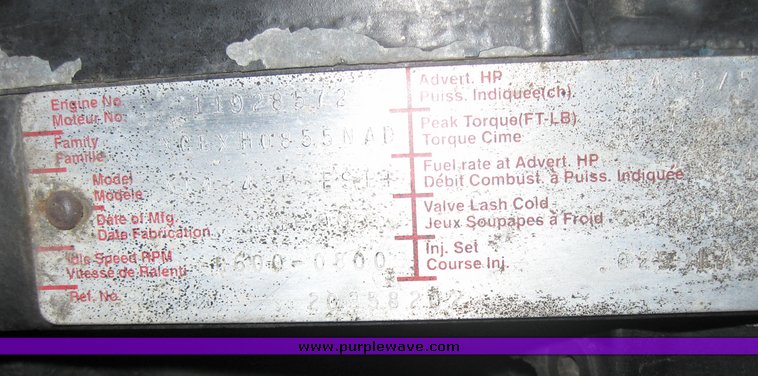 image for item 3974 2000 Cummins N14 Select Plus Red Top engine