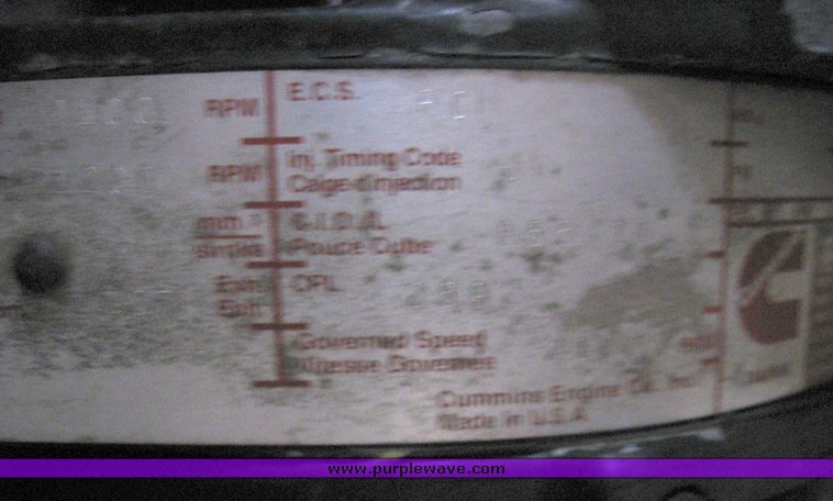 image for item 3974 2000 Cummins N14 Select Plus Red Top engine