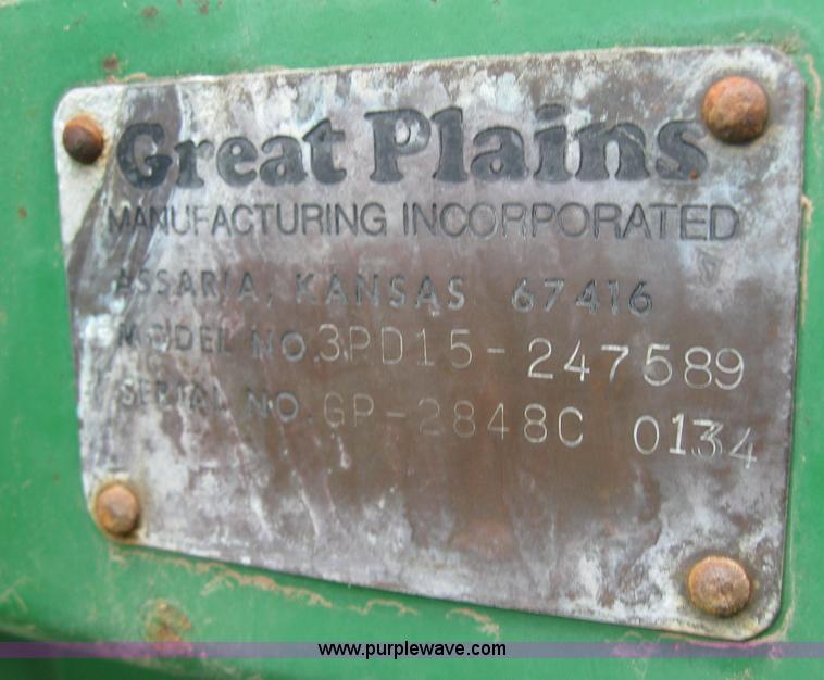 image for item 3983 Great Plains solid stand no-till double-disk drill