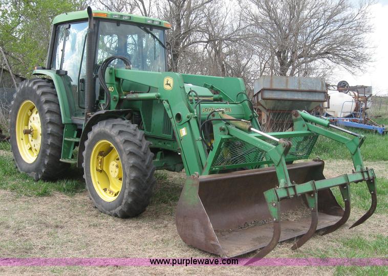 image for item 3985 1998 John Deere 6400 MFWD tractor