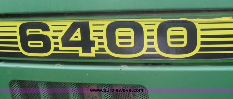 image for item 3985 1998 John Deere 6400 MFWD tractor