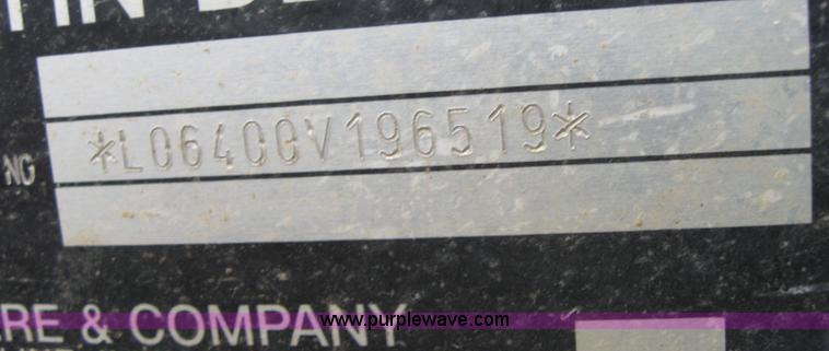 image for item 3985 1998 John Deere 6400 MFWD tractor