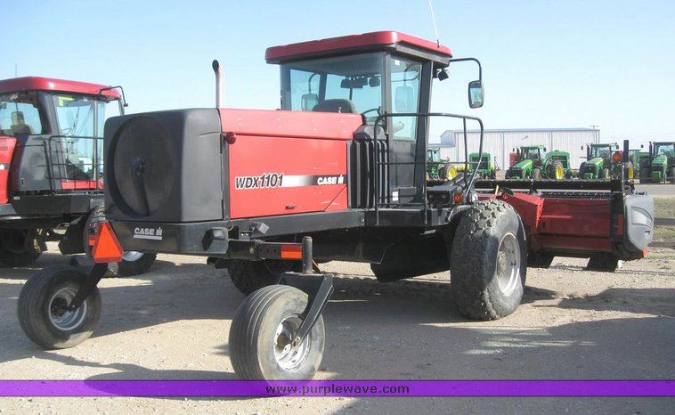 image for item 6158 2003 Case WDX 1101 18' swather