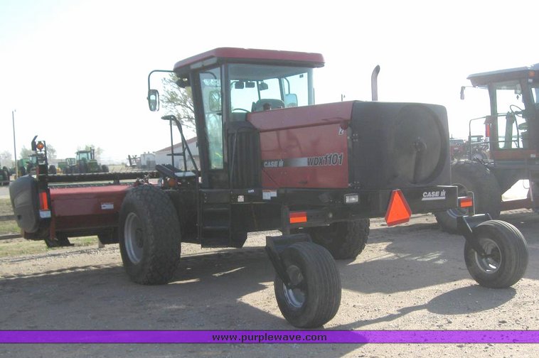 image for item 6158 2003 Case WDX 1101 18' swather