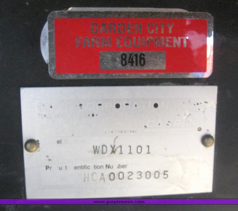 image for item 6158 2003 Case WDX 1101 18' swather