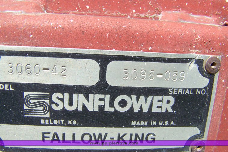 image for item 8097 Sunflower Follow King sweep plow