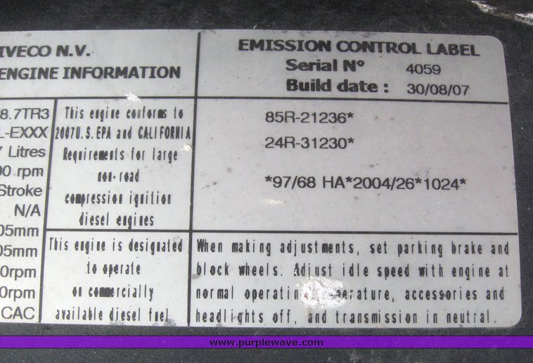 image for item 9500 2008 Case IH AFX 7010 axial flow combine