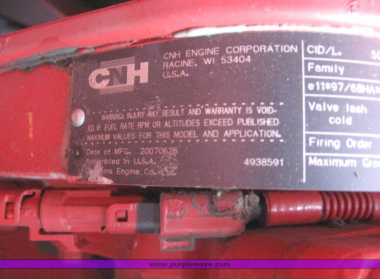 image for item 9501 2007 Case IH 2588 combine