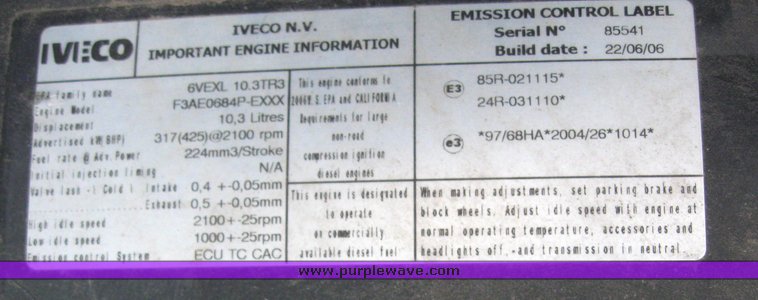 image for item 9502 2006 Case IH AFX 8010 combine