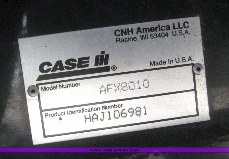 image for item 9502 2006 Case IH AFX 8010 combine