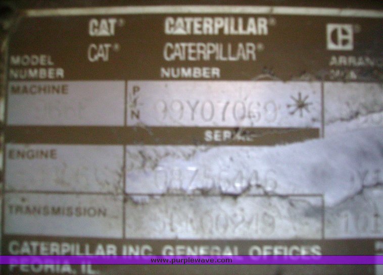 image for item 1008 1990 Caterpillar 966E wheel loader