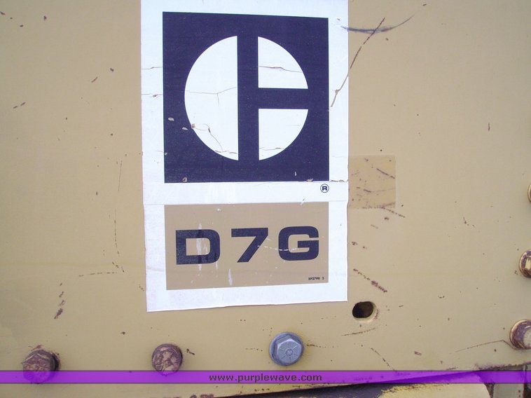 image for item 1010 1978 Caterpillar D7G dozer