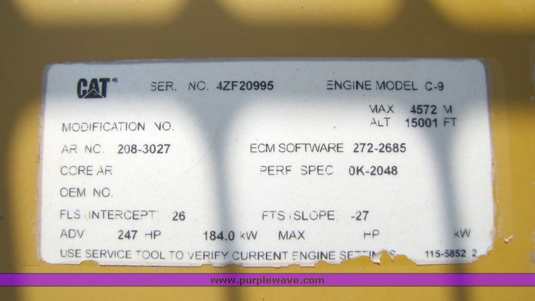 image for item 1200 2005 Caterpillar 330CL hydraulic excavator