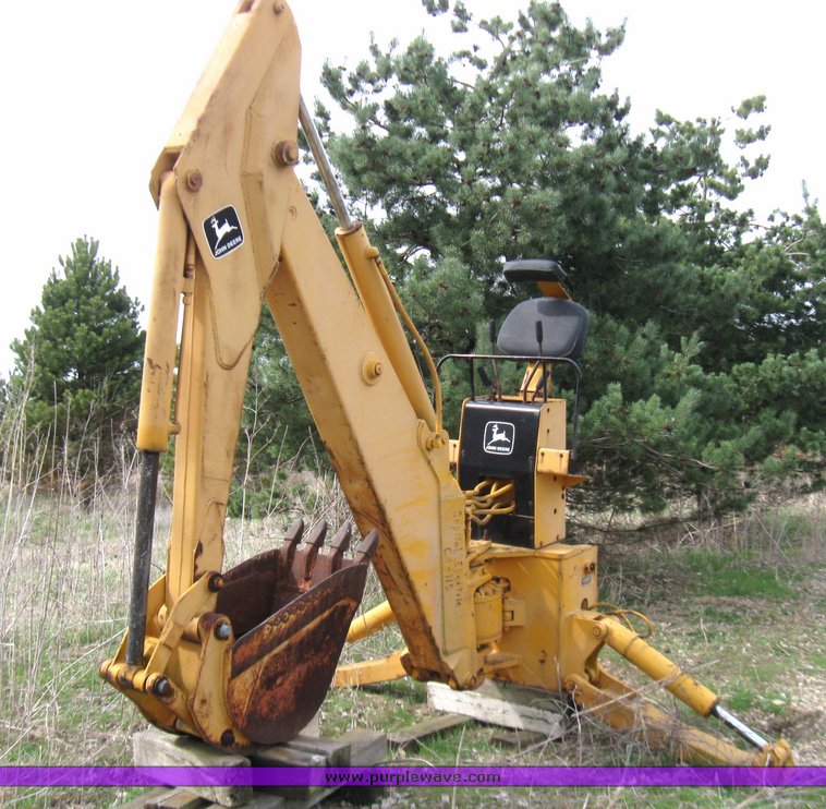 John Deere 9300 backhoe attachment in Topeka, KS Item 2130 sold