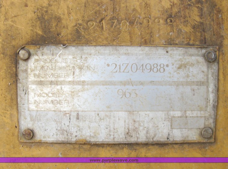 image for item 2161 1994 Caterpillar 963 track loader