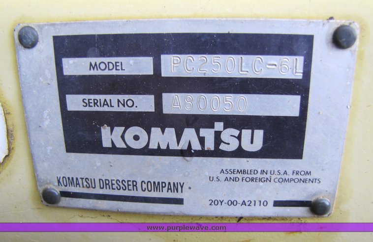 image for item 2163 1994 Komatsu PC250LC-6 hydraulic excavator