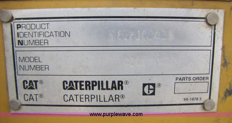 image for item 3008 1996 Caterpillar 416B backhoe loader