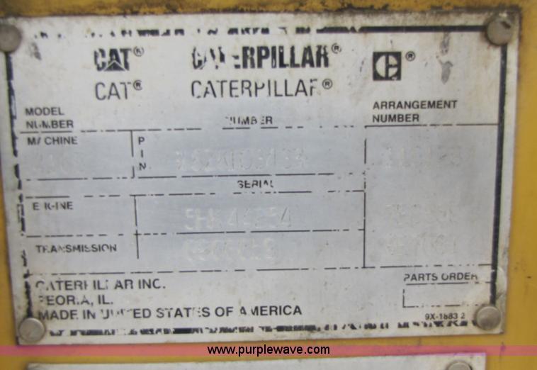 image for item 3008 1996 Caterpillar 416B backhoe loader