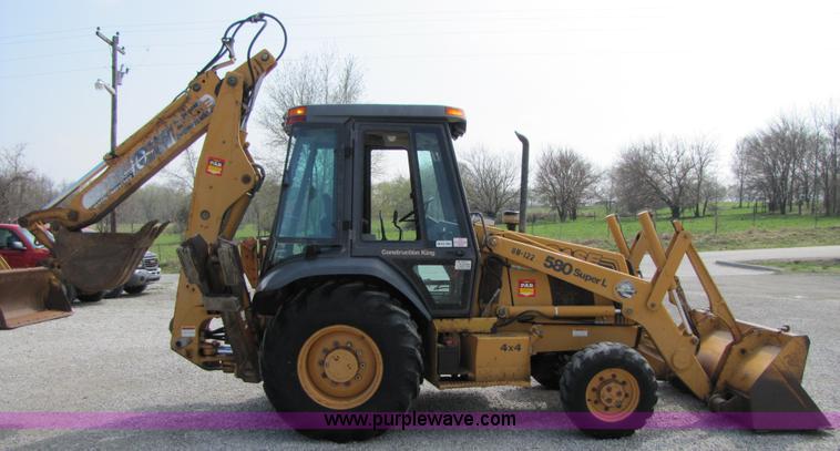 image for item 3010 1997 Case 580 Super L backhoe loader