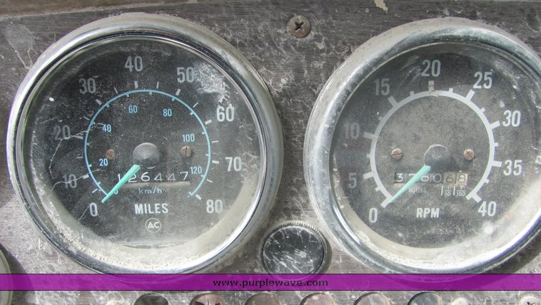 image for item 3095 1979 GMC Brigadier tandem axle barrel bed dump truck
