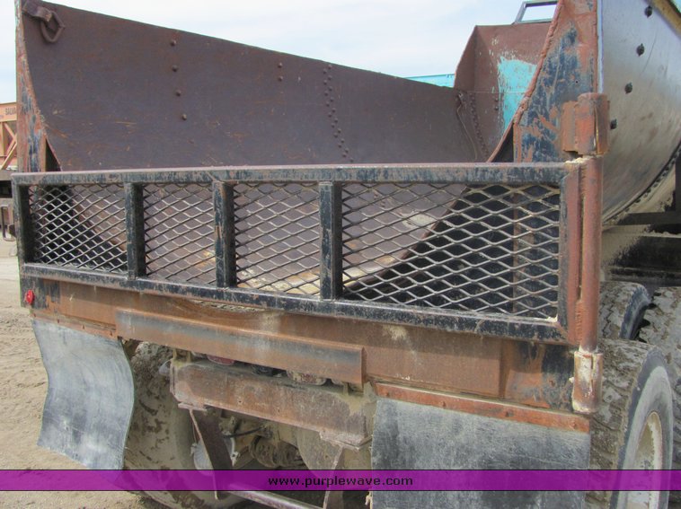 image for item 3095 1979 GMC Brigadier tandem axle barrel bed dump truck