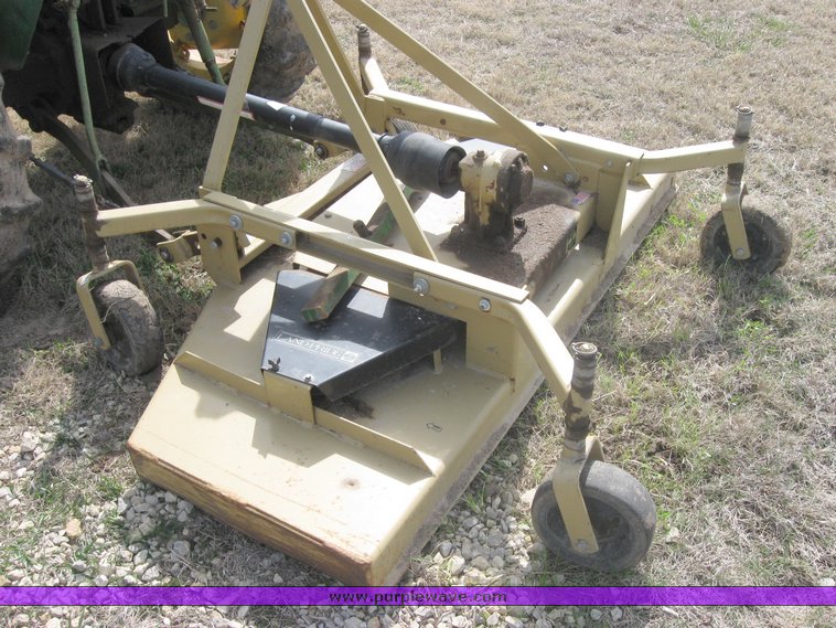 image for item 3410 John Deere 850 tractor with Landpride 6' finishing mower