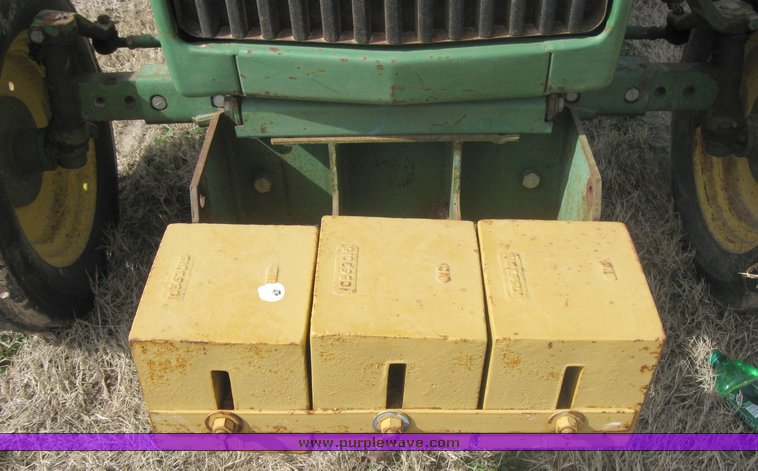 image for item 3410 John Deere 850 tractor with Landpride 6' finishing mower