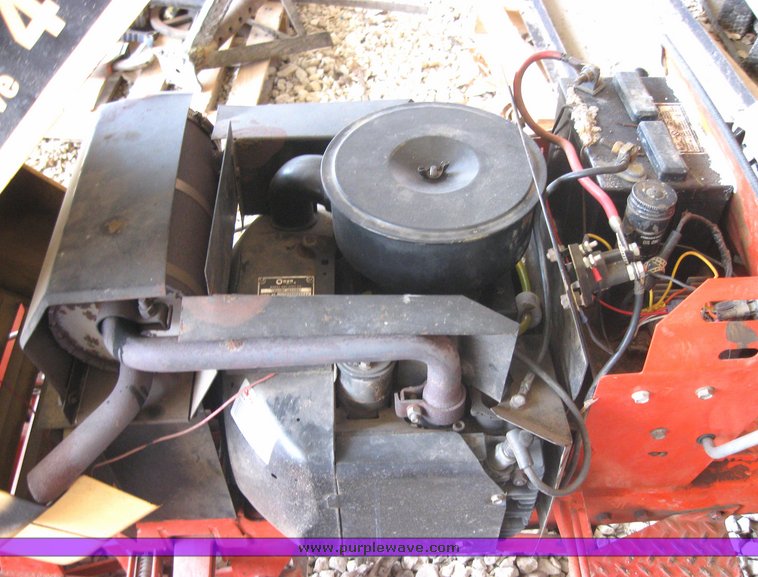 image for item 3416 Case 446 garden tractor with seven attachments