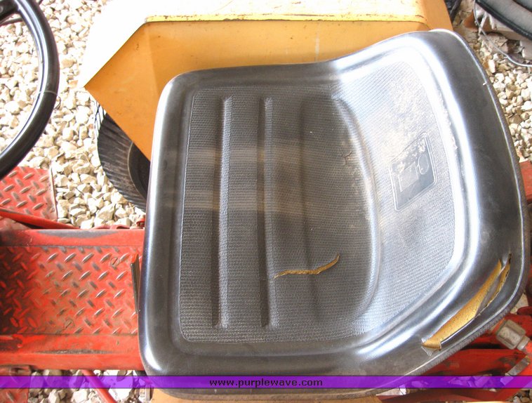 image for item 3416 Case 446 garden tractor with seven attachments