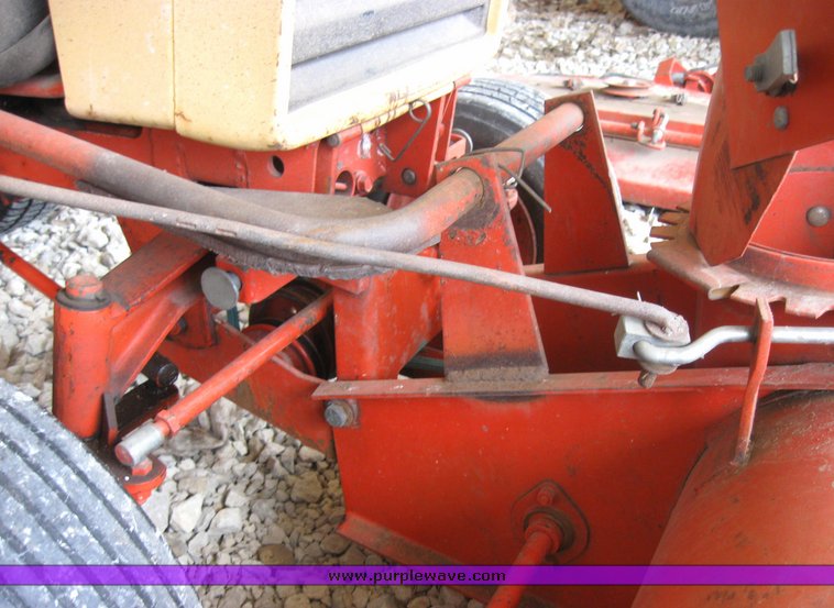 image for item 3416 Case 446 garden tractor with seven attachments