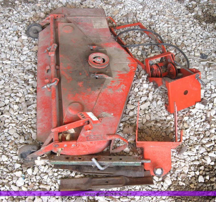 image for item 3416 Case 446 garden tractor with seven attachments