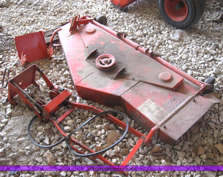 image for item 3416 Case 446 garden tractor with seven attachments
